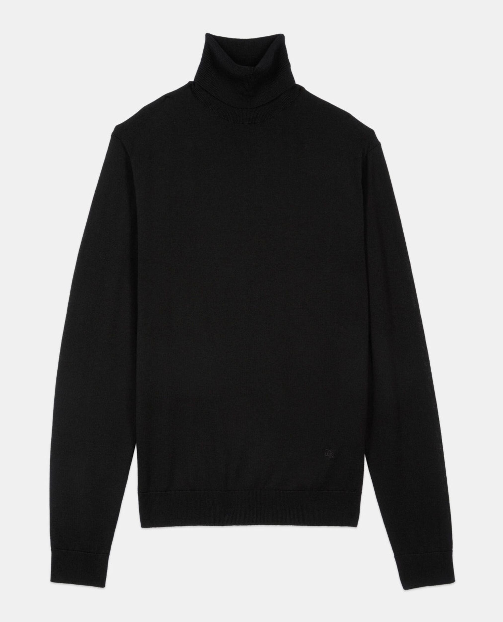 Jersey lana negro, BLACK, hi-res image number null