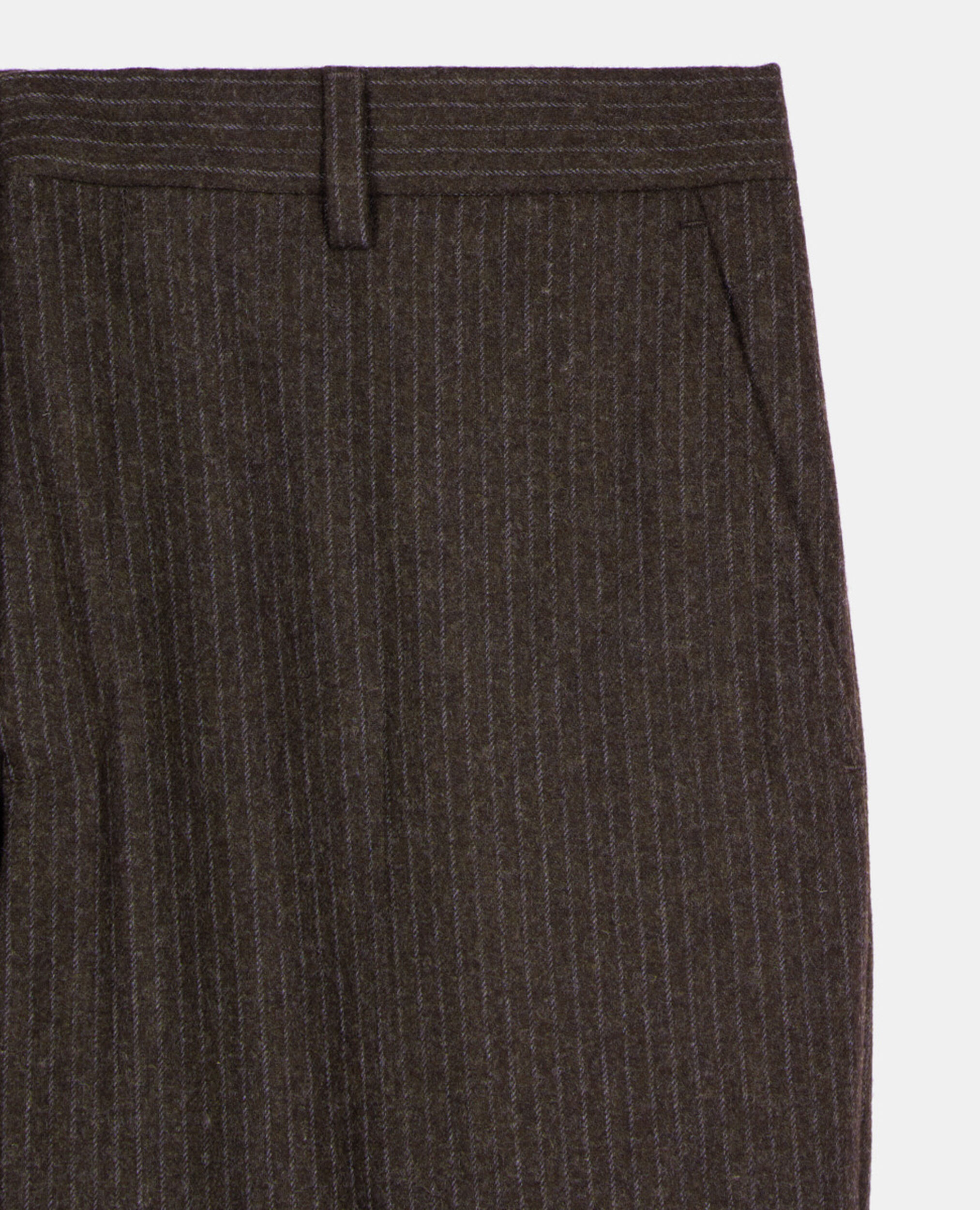 Brown striped wide-leg trousers, BROWN, hi-res image number null