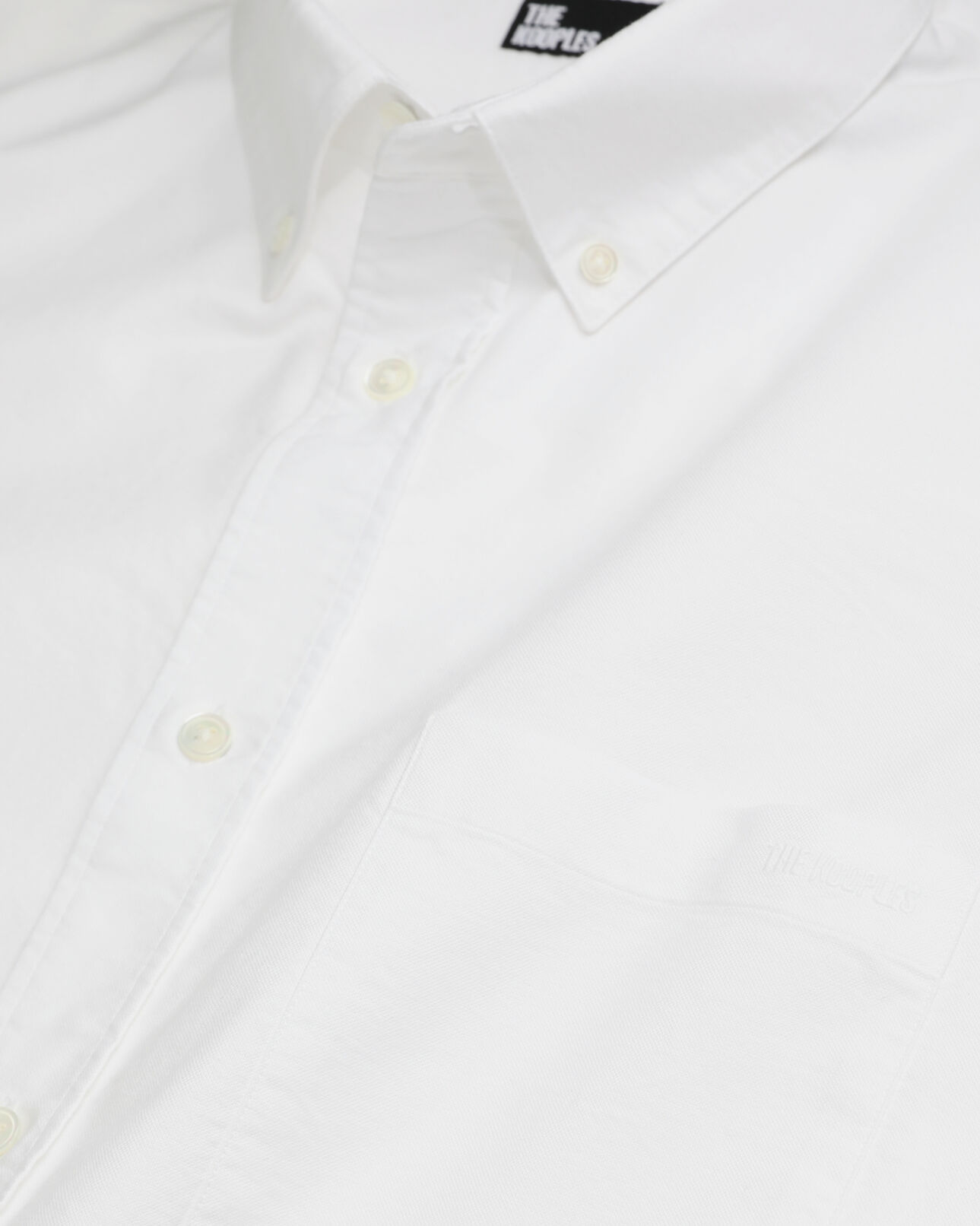 The Kooples MEN WHITE white cotton shirt
