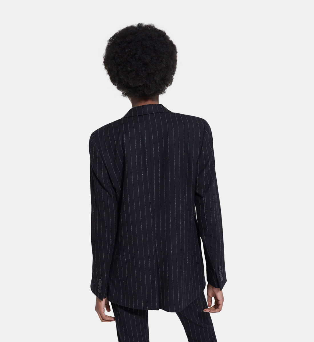 Bershka striped blazer shop