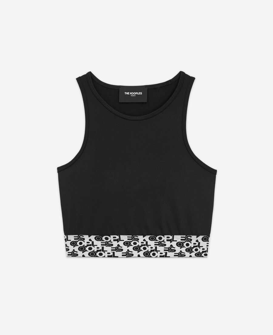 technical bra with black logo