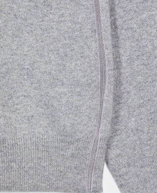 The Kooples HOMBRE MIDDLE GREY MEL jersey cachemira gris