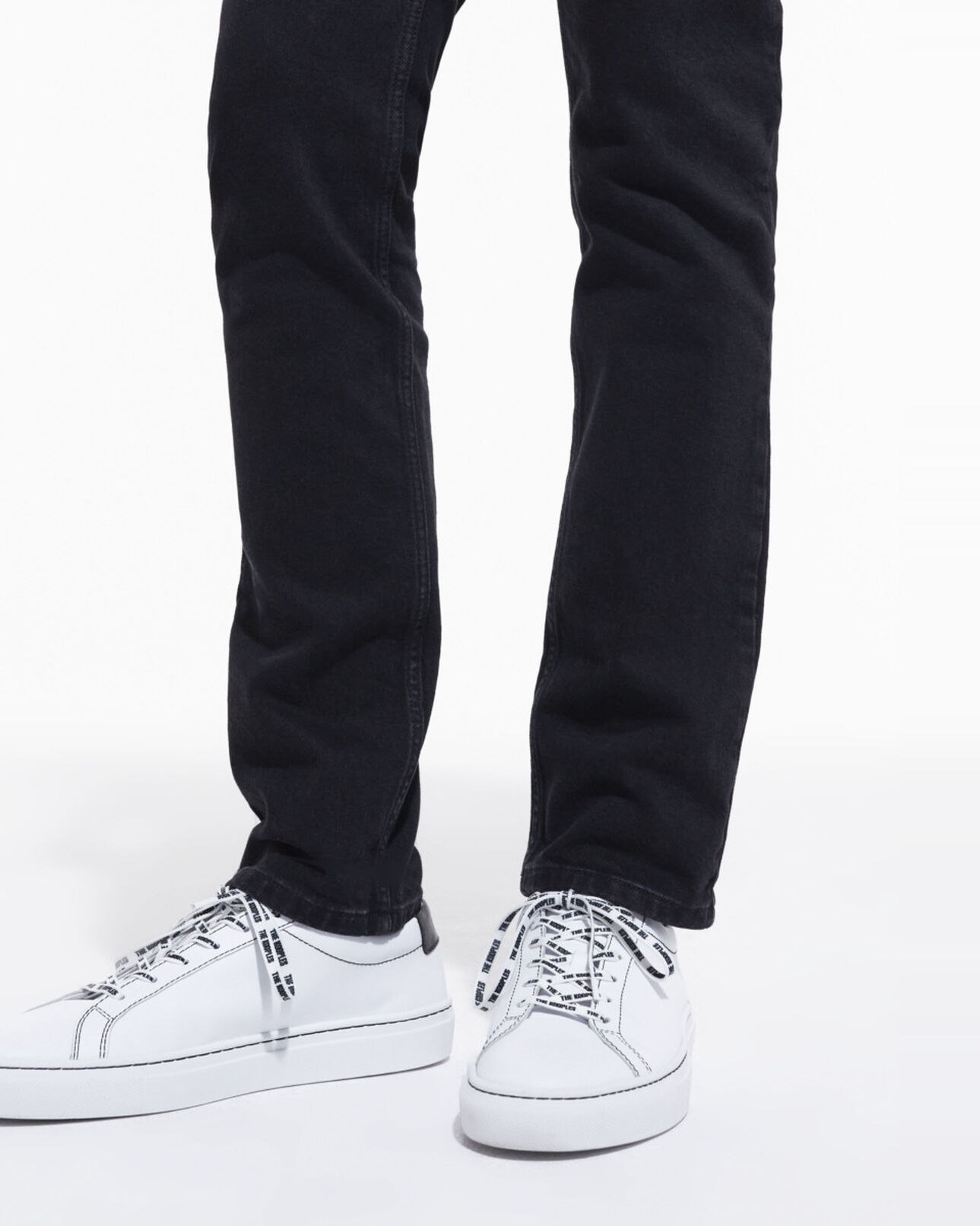 The Kooples HOMME WHITE baskets blanches