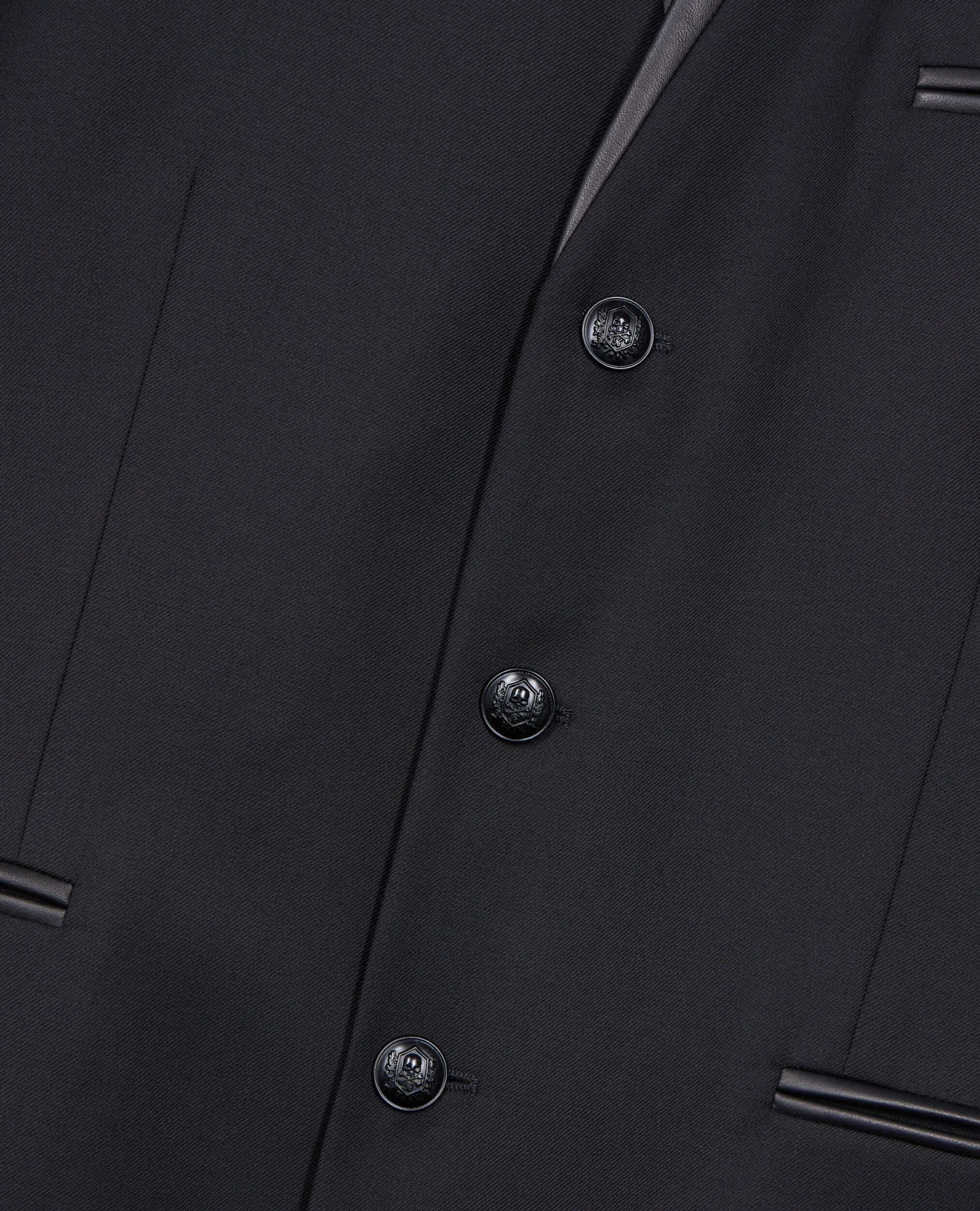 Blazer en laine noir, BLACK, hi-res image number null