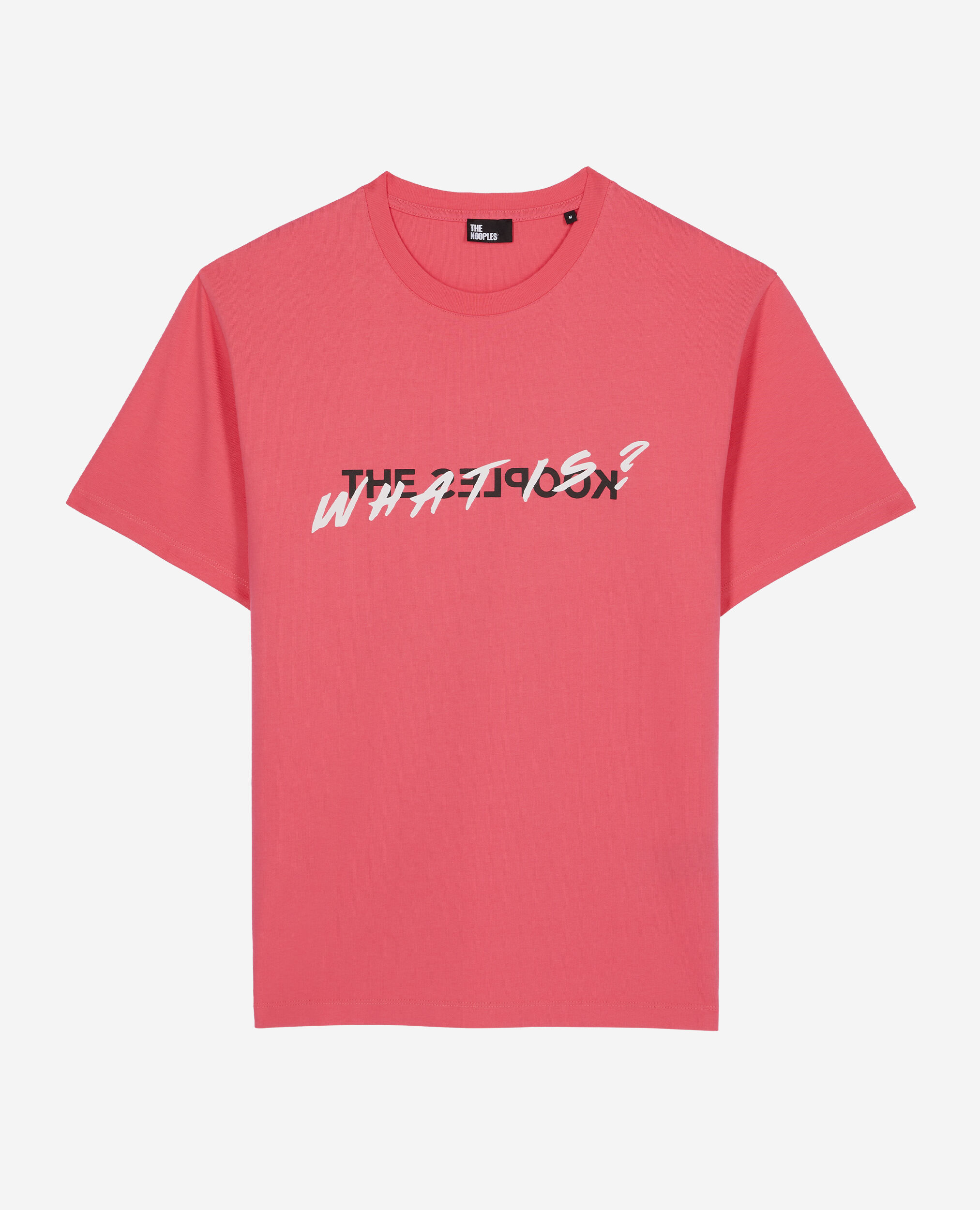 Rosa T-Shirt mit What is-Schriftzug, RETRO PINK, hi-res image number null