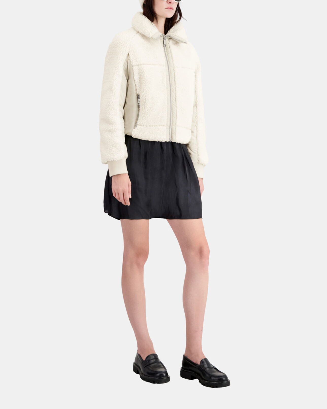The Kooples FEMME ECRU blouson écru