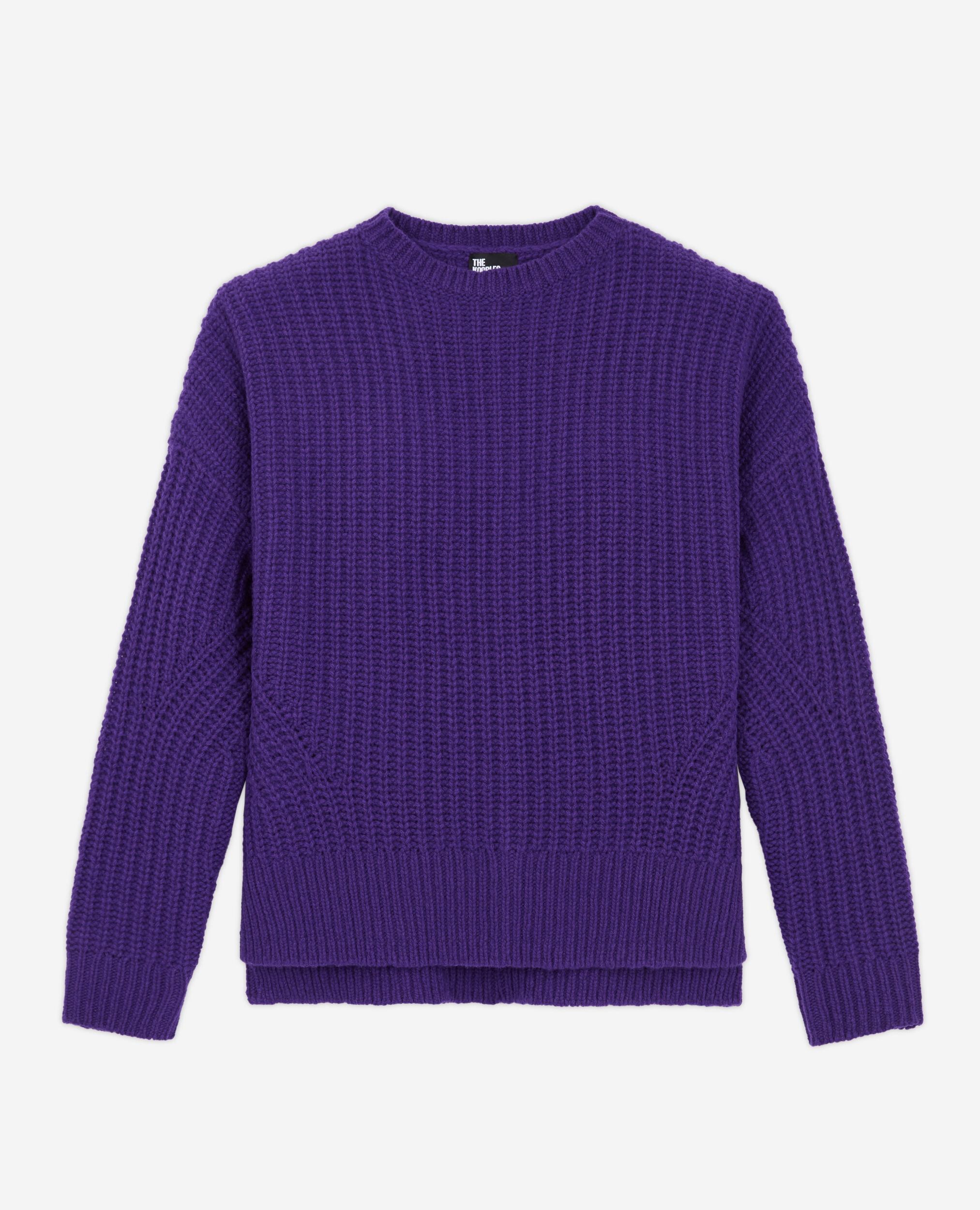 Lilafarbener Wollpullover, PURPLE, hi-res image number null