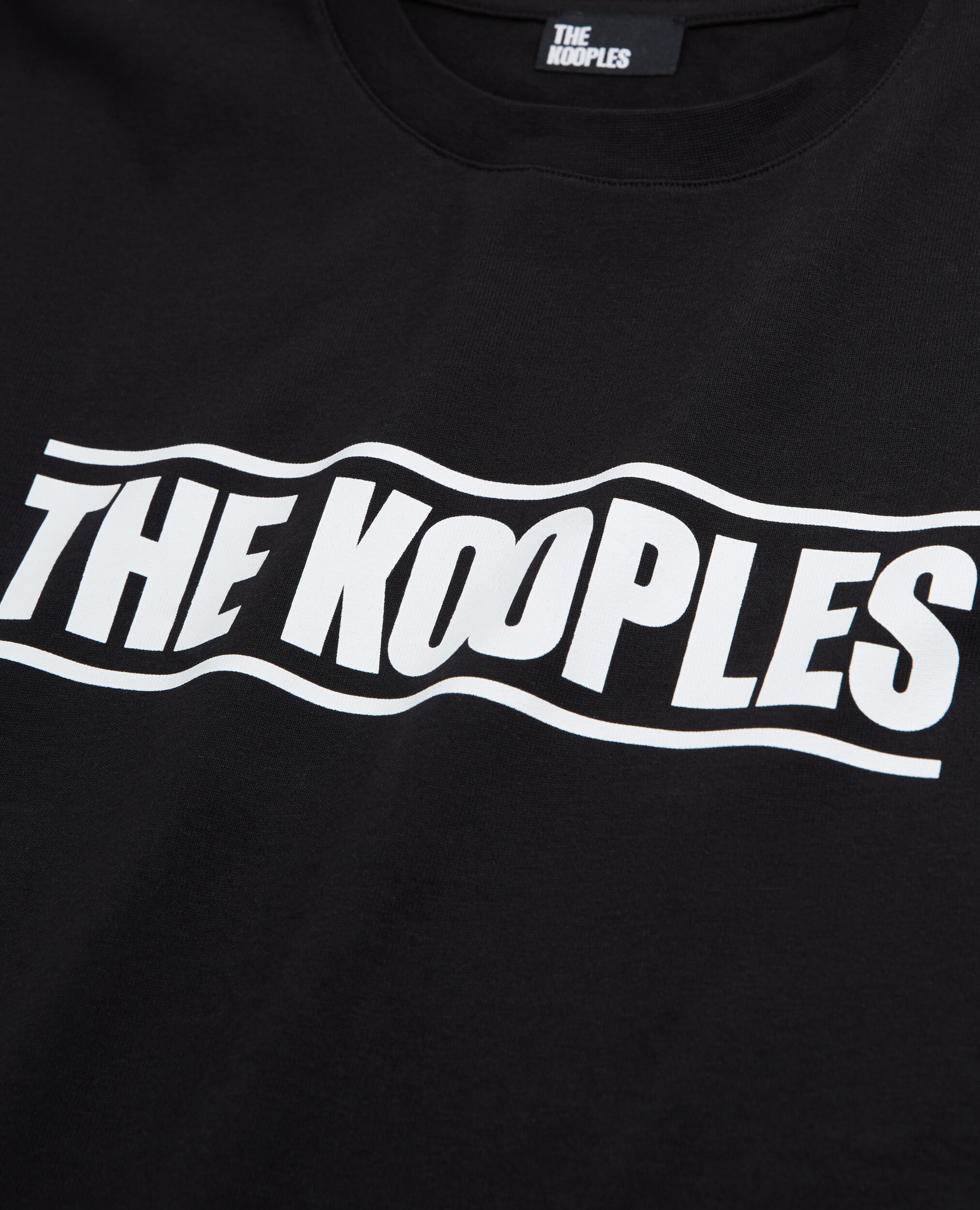 The Kooples black logo T-shirt, BLACK, hi-res image number null