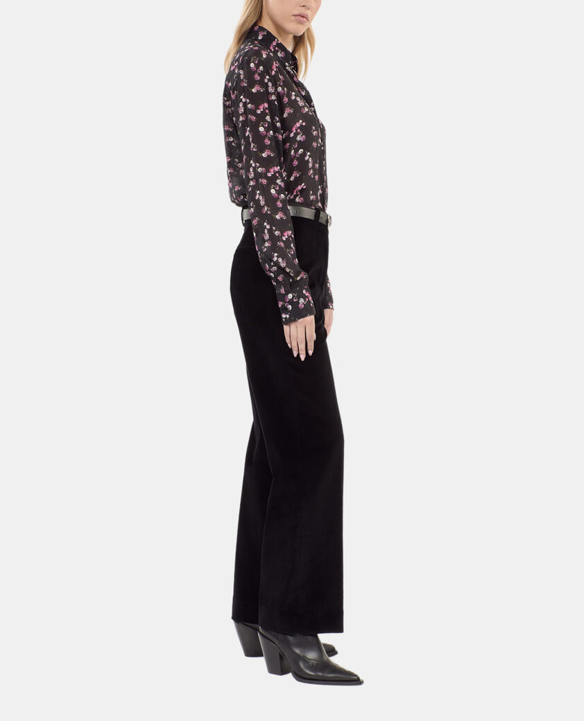 The Kooples MUJER BLACK camisa estampado floral