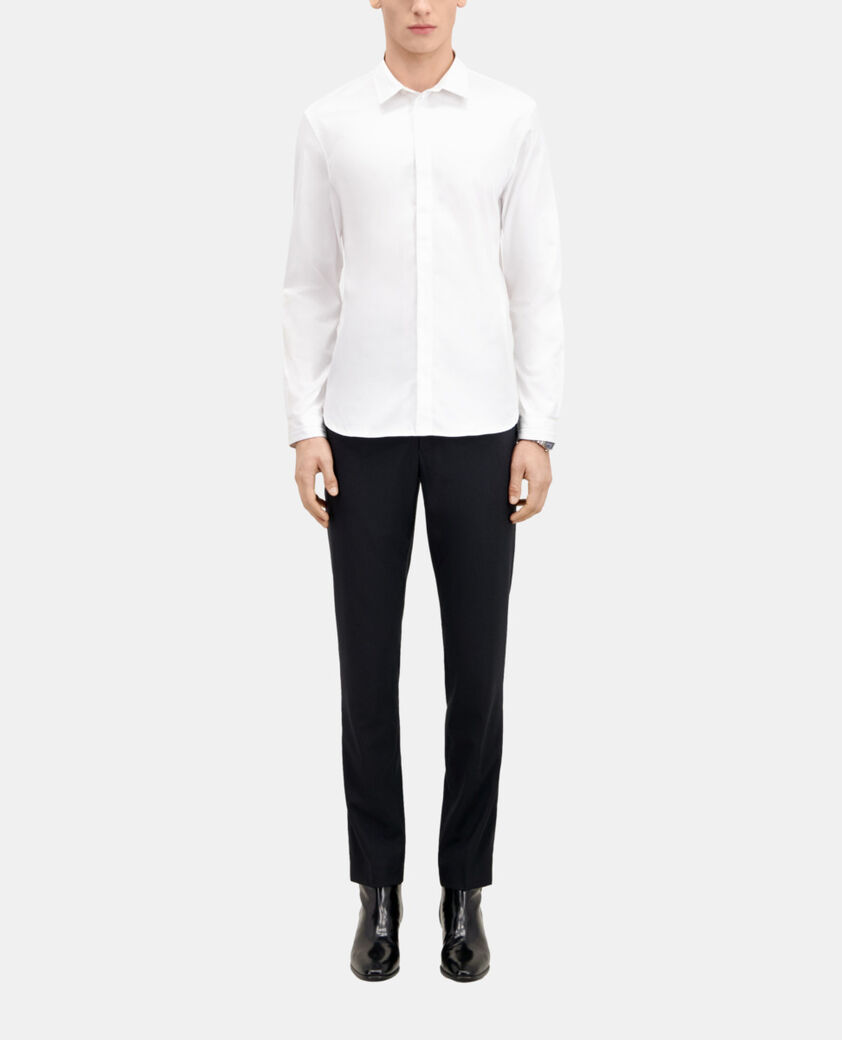 The Kooples HOMME WHITE chemise en smart twill blanche