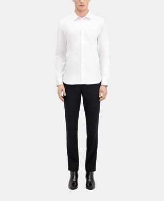 The Kooples MEN WHITE smart twill white shirt