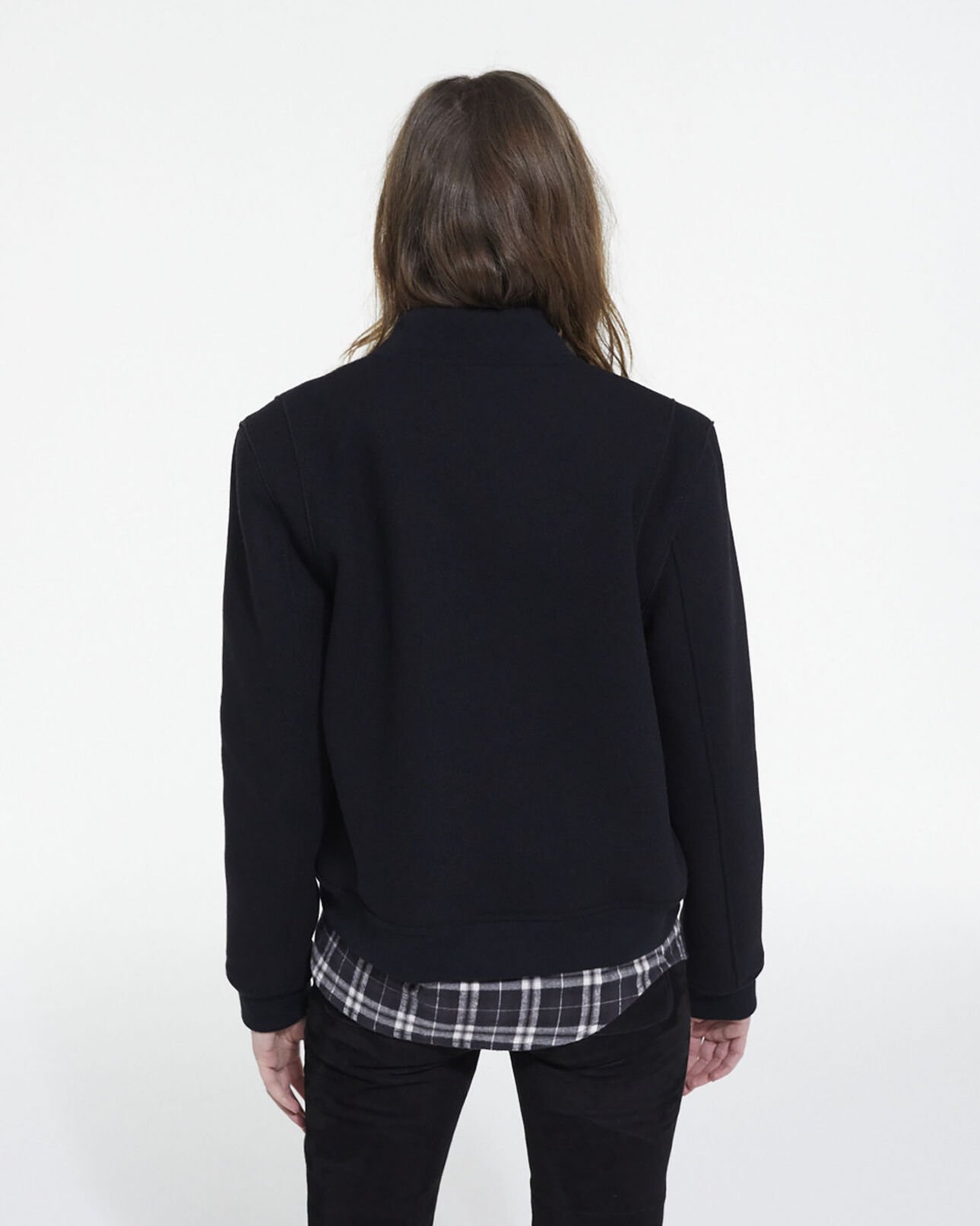 The Kooples WOMEN BLACK black wool jacket