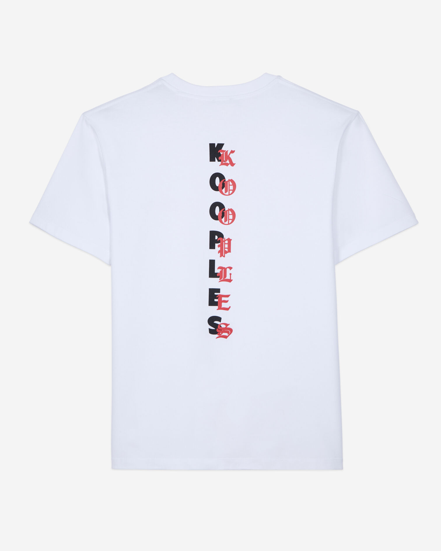 Weißes T-Shirt mit Siebdruck für Herren, WHITE, hi-res image number null