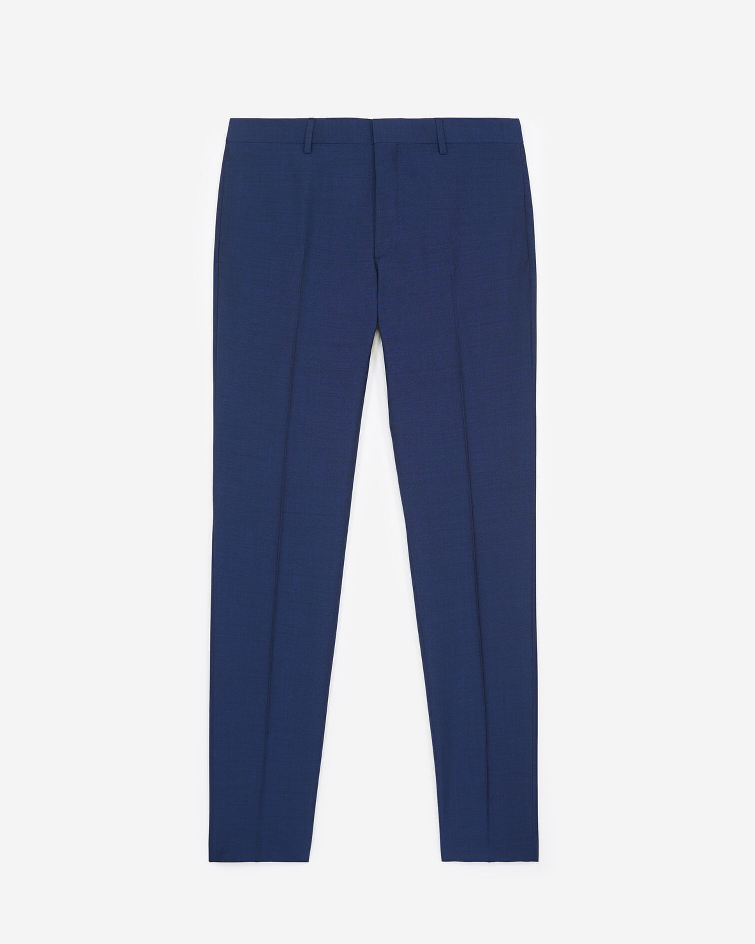 Pantalon costume laine bleu marine, BLUE, hi-res image number null