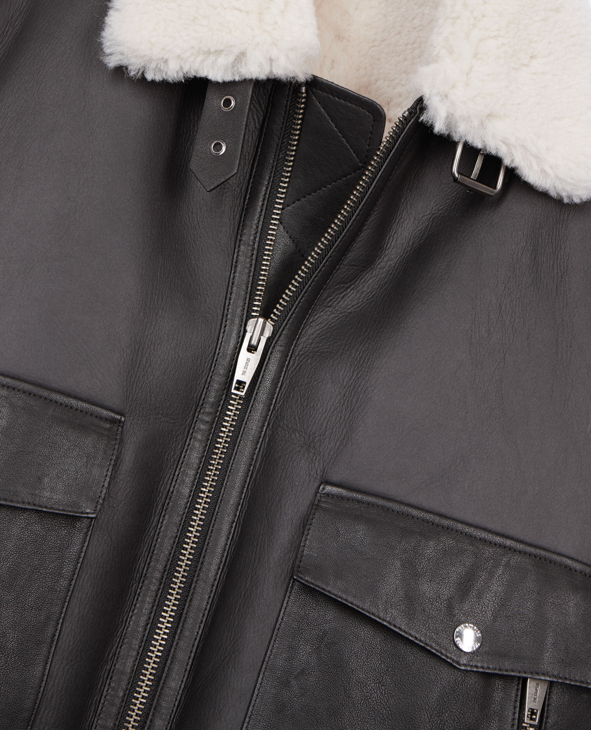 Tommy hilfiger shearling jacket on sale