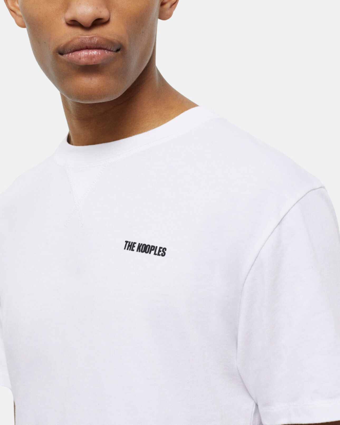 The Kooples HOMME WHITE t-shirt homme logo the kooples blanc