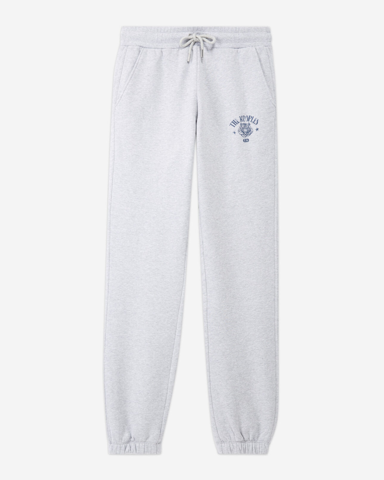 The Kooples WOMEN GREY straight-cut joggers