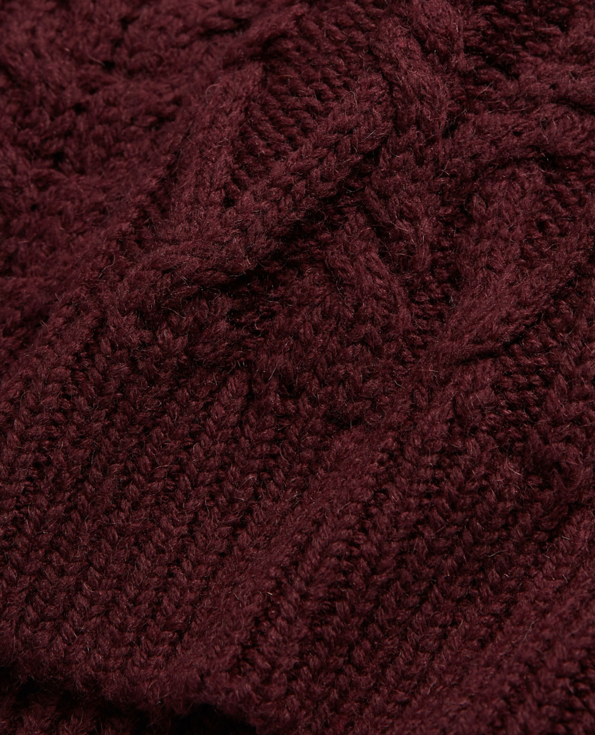 Roter Wollpullover, BURGUNDY, hi-res image number null