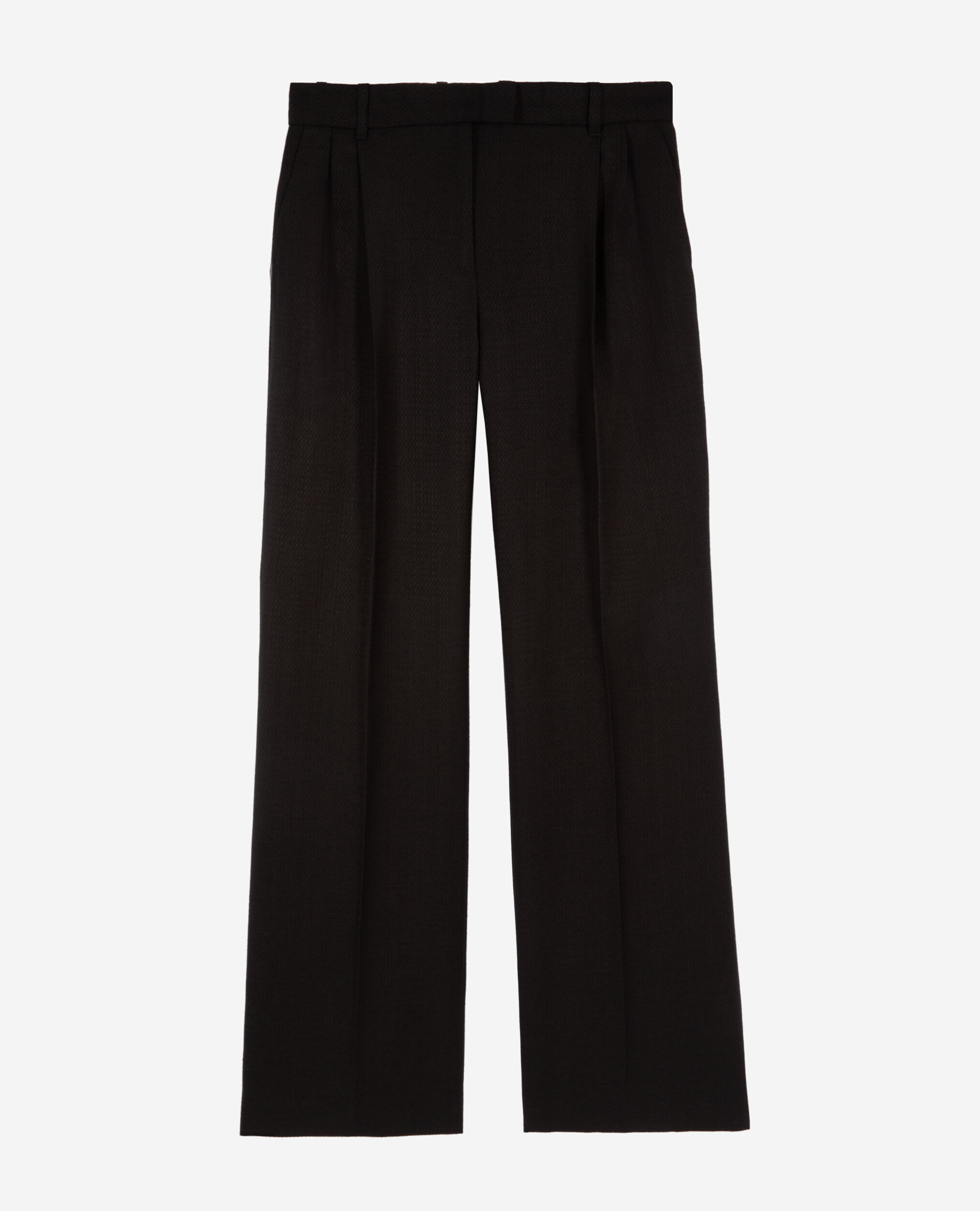 Weite, schwarze Anzughose, BLACK, hi-res image number null