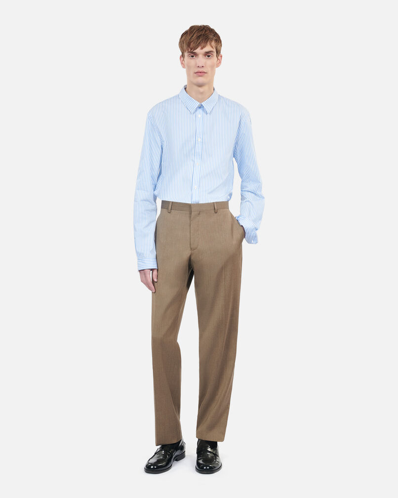 The Kooples MEN BLUE WHITE formal striped shirt