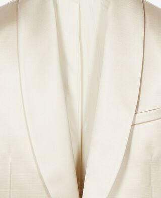 The Kooples MEN CREAM off-white satin tuxedo jacket