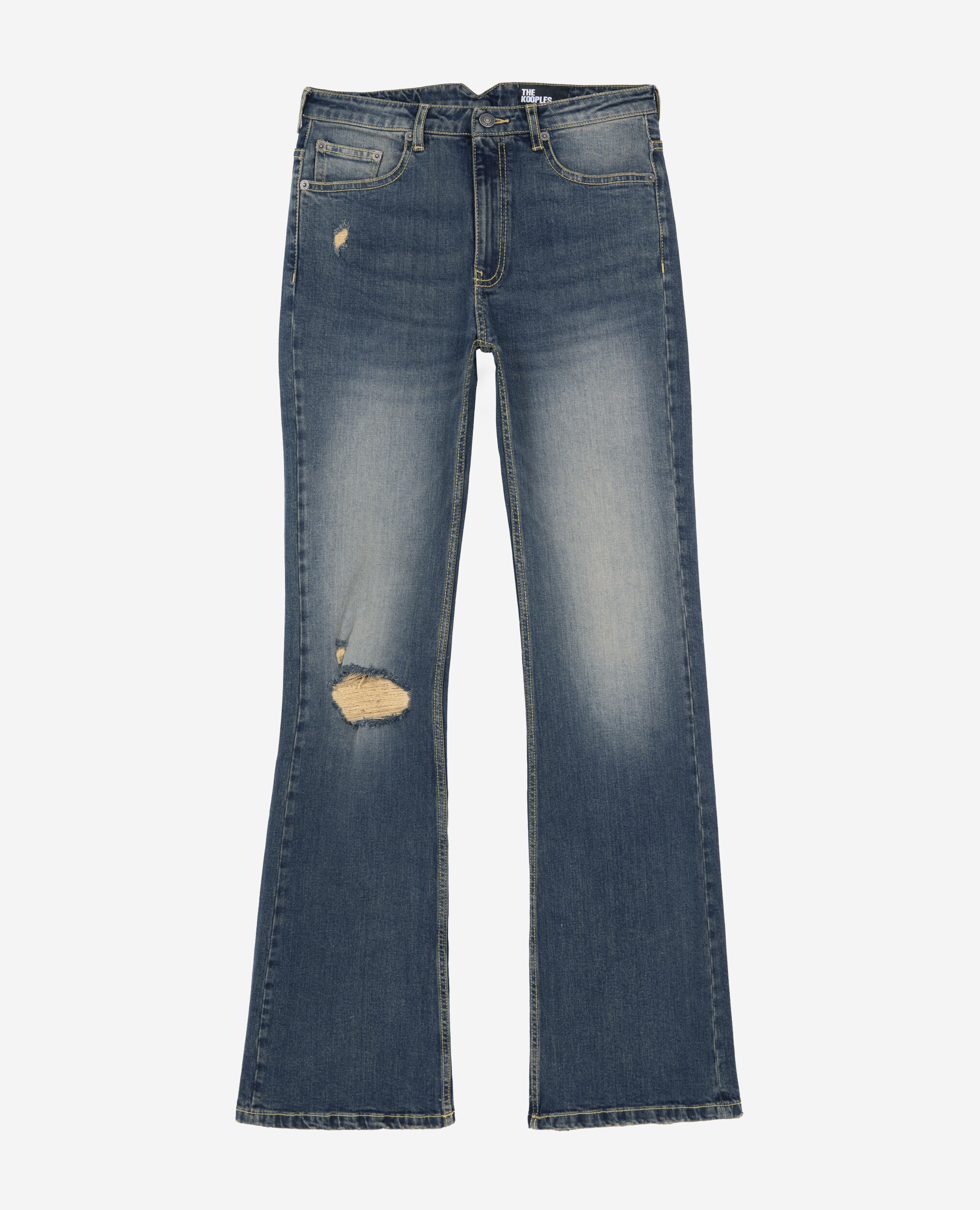 Blue flare jeans, USED, hi-res image number null