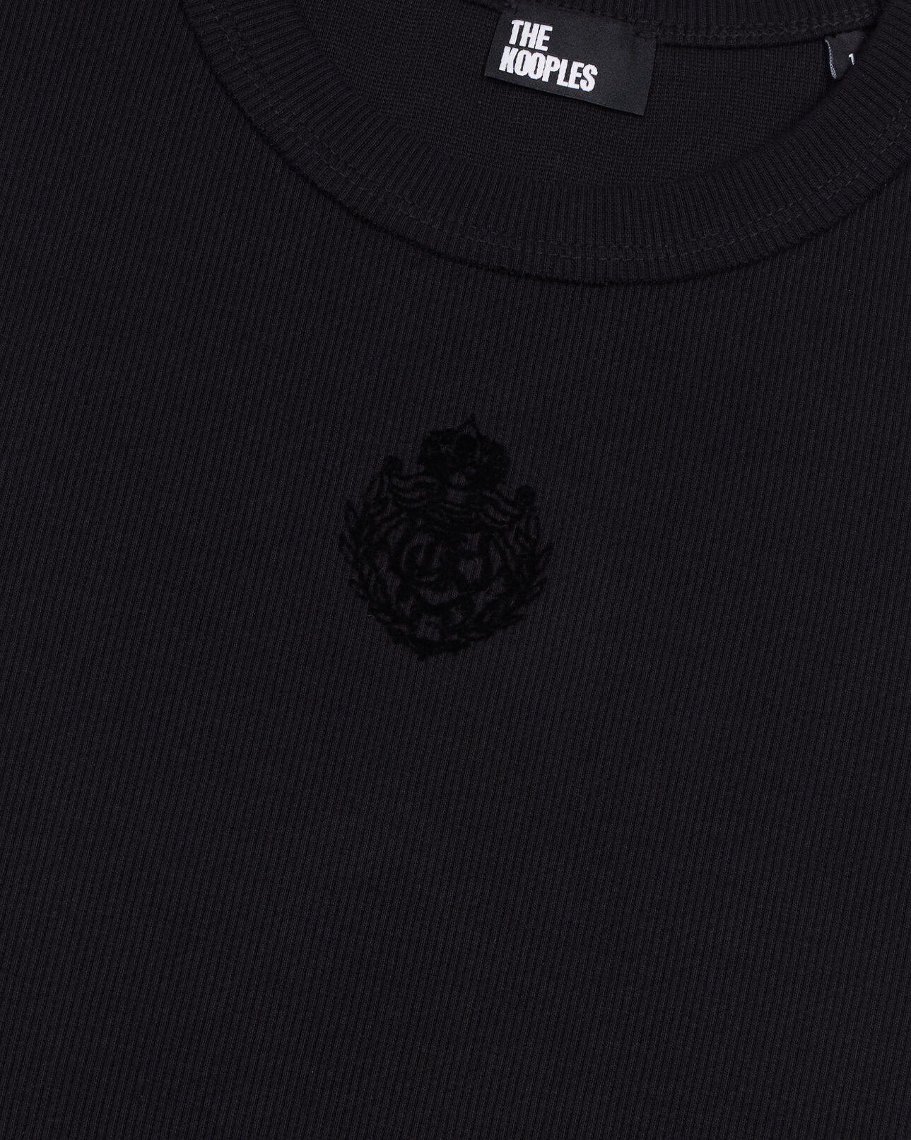 The Kooples WOMEN BLACK black short blazon dress