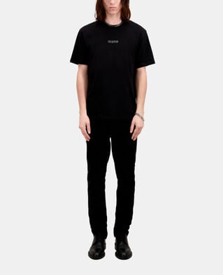 The Kooples HERREN BLACK schwarzes t-shirt herren mit logo