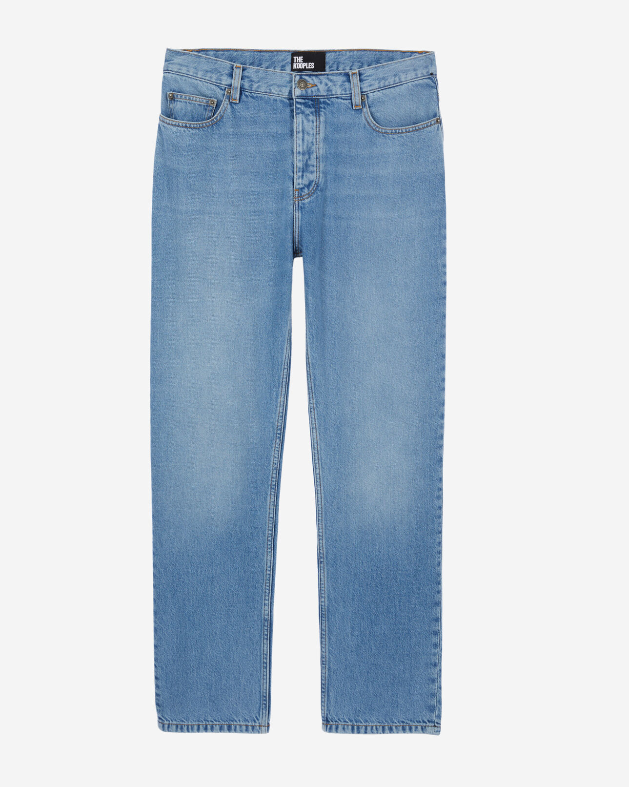 The Kooples HOMME BLUE DENIM jean droit bleu