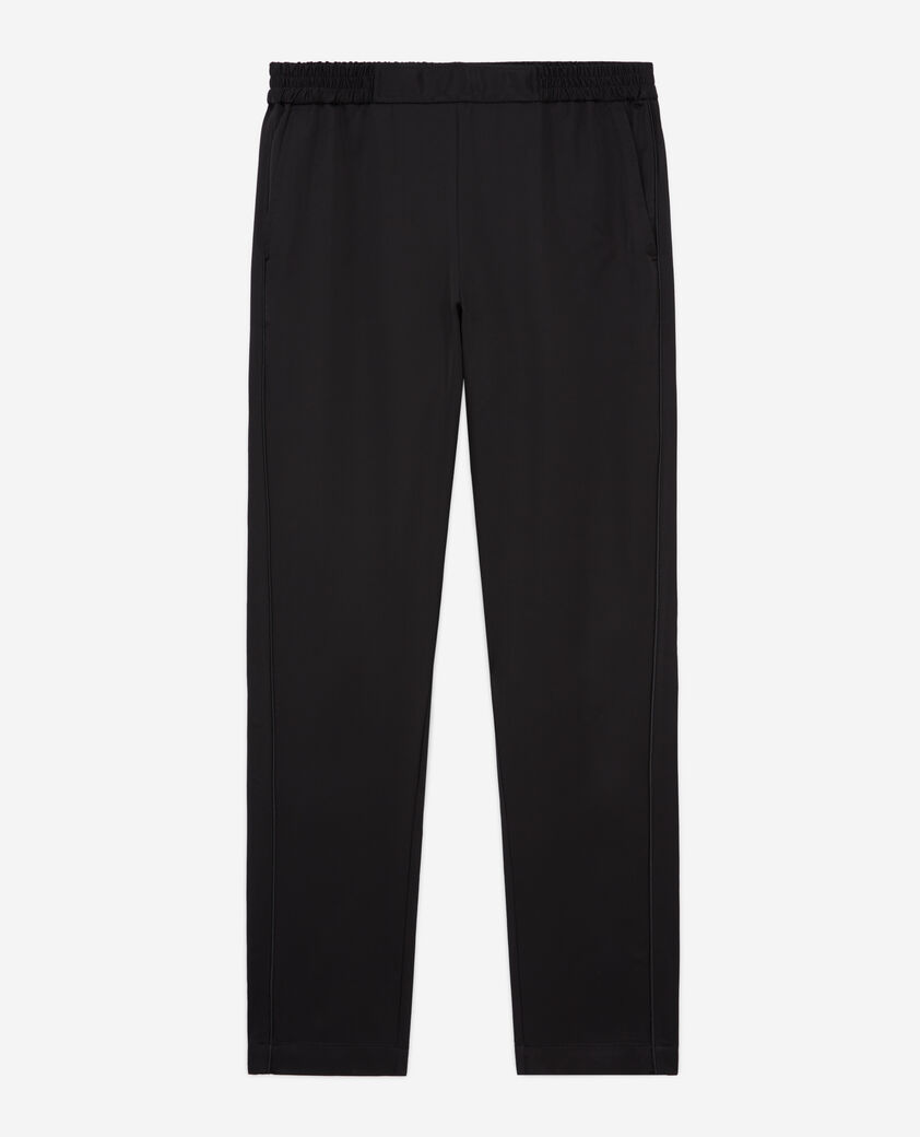 The Kooples WOMEN BLACK black satin joggers
