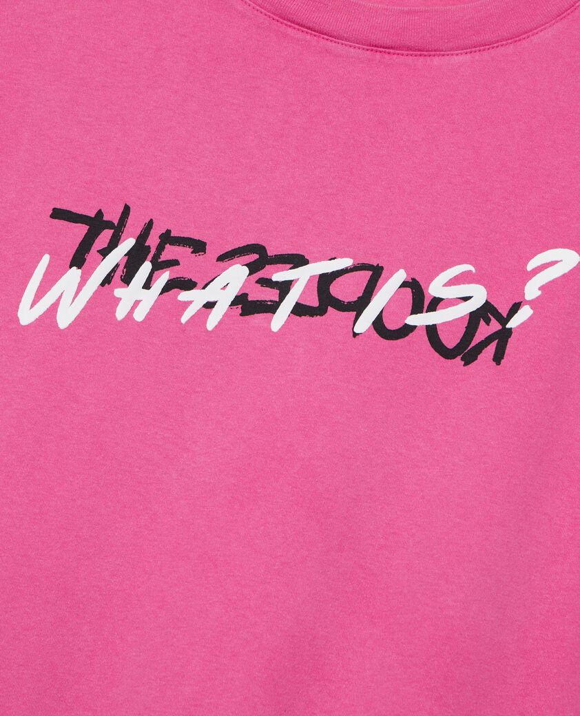 The Kooples HOMME FUSHIA t-shirt what is rose