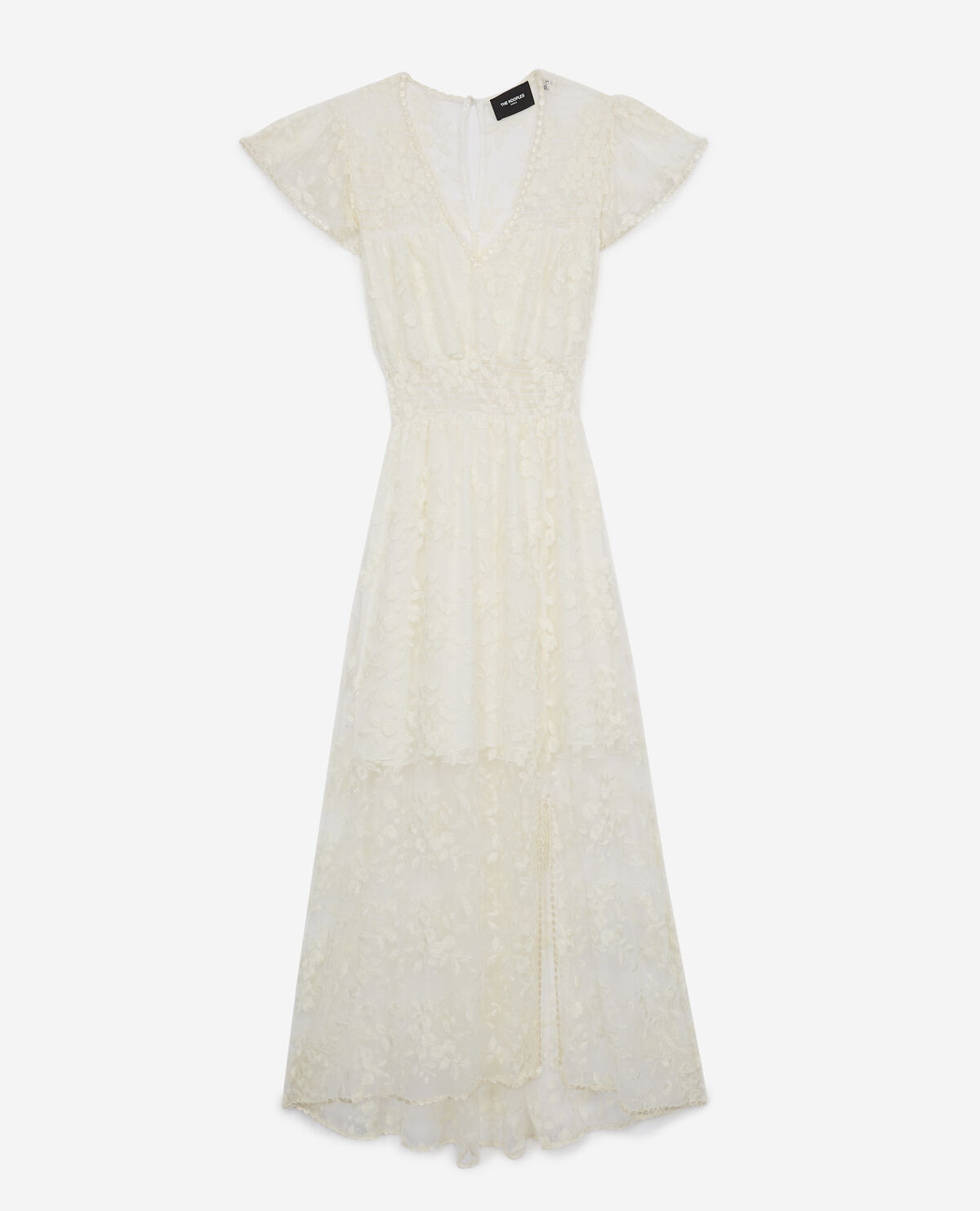 The kooples robe blanche dentelle outlet