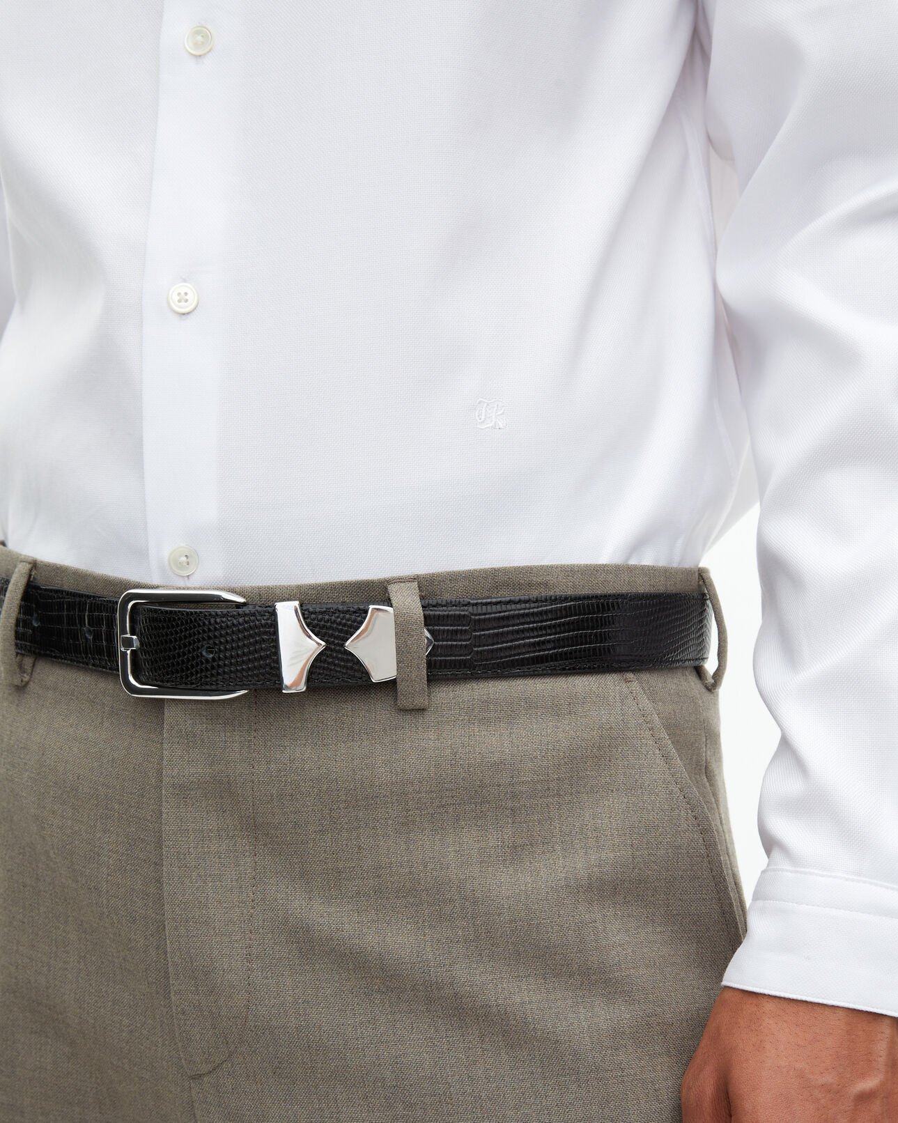 The Kooples H WHITE formal shirt with white collar