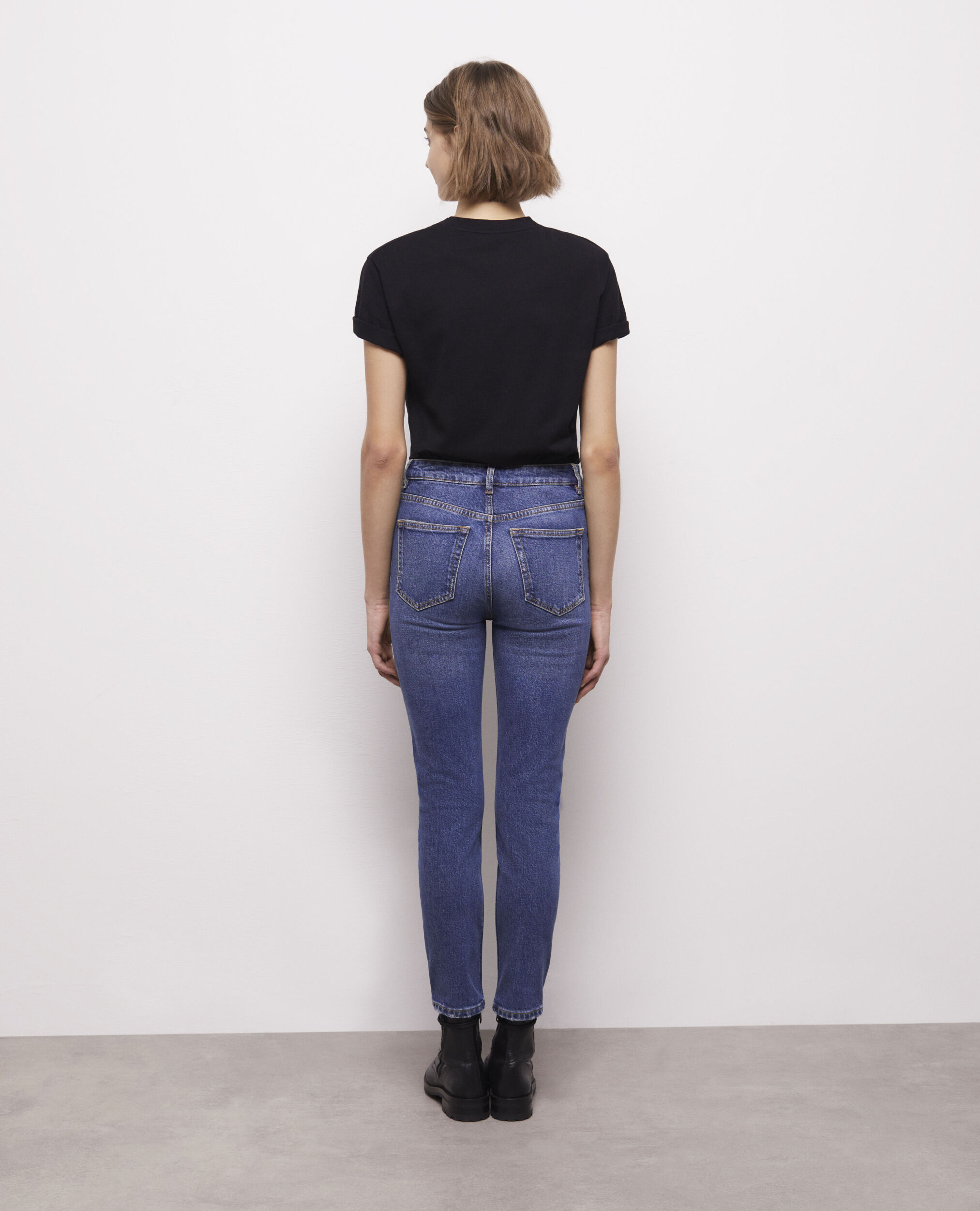 Blaue Slim-Fit-Jeans, BLUE DENIM, hi-res image number null