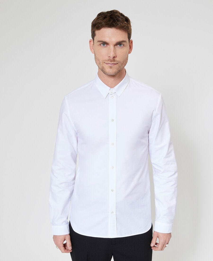 The Kooples HOMME WHITE chemise formelle avec bride blanche