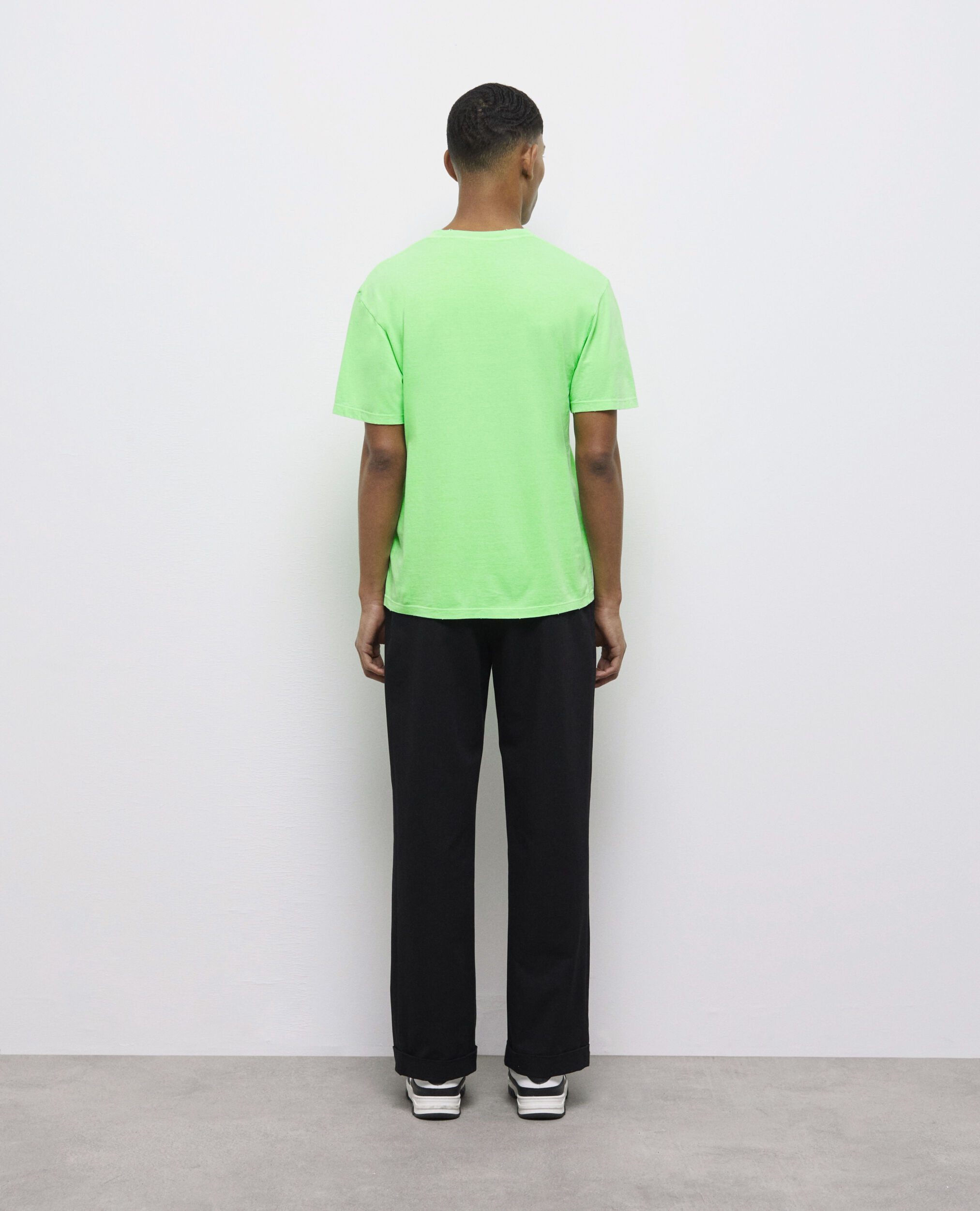 T shirt balenciaga deals vert fluo