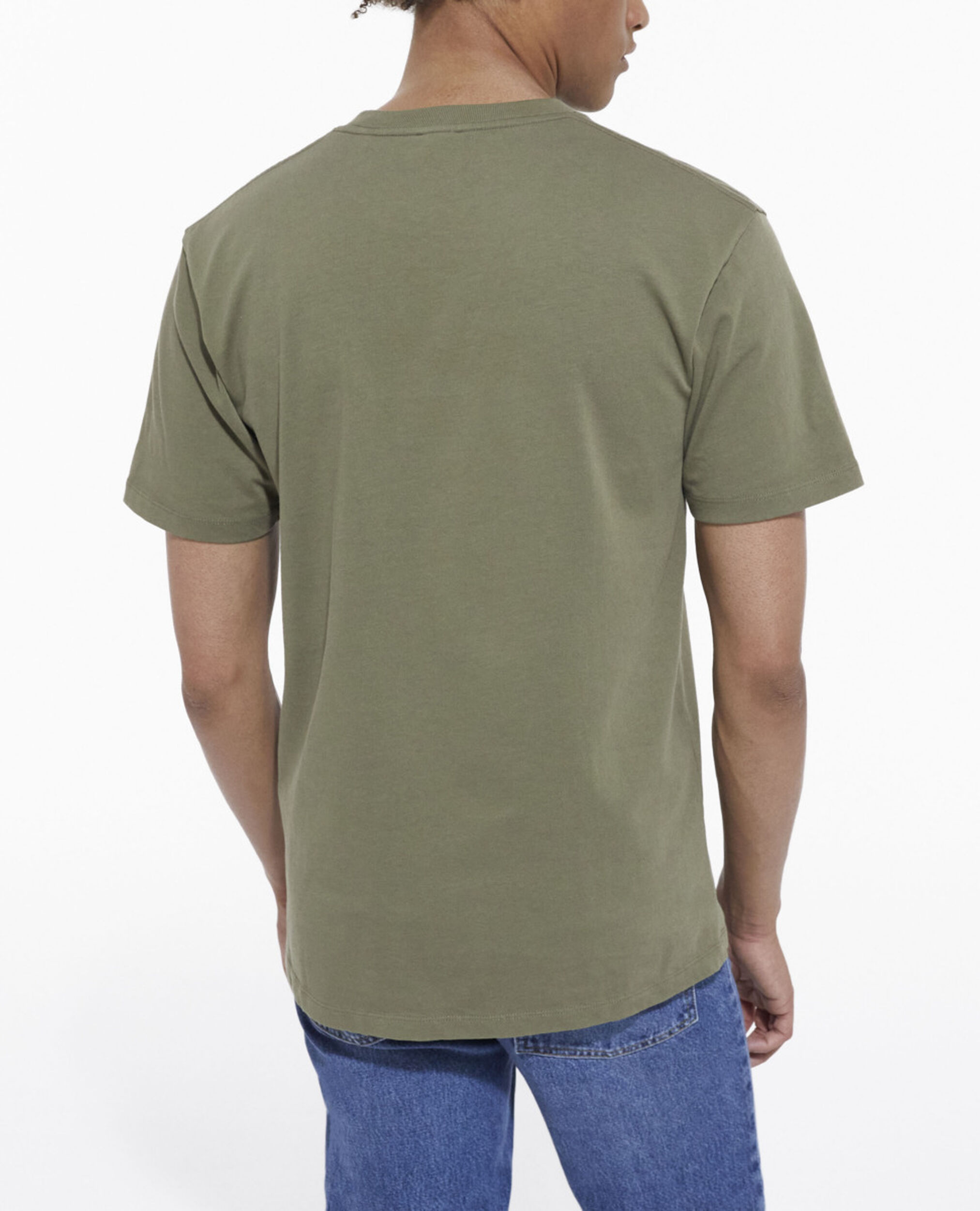 Khaki T-shirt, OLIVE NIGHT, hi-res image number null