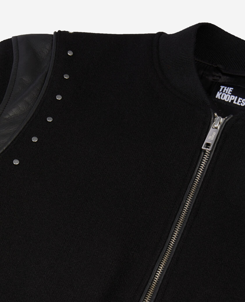 The Kooples HERREN BLACK schwarze jacke mit nieten