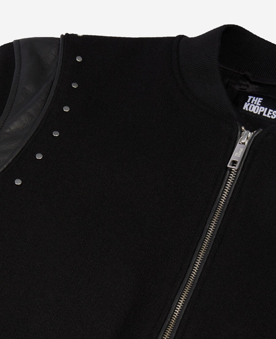 The Kooples HERREN BLACK schwarze jacke mit nieten