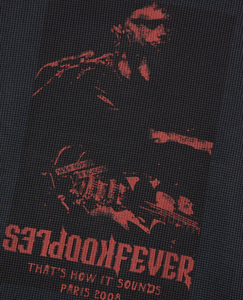 The Kooples HERREN BLACK WASHED schwarzes sweatshirt kooples fever