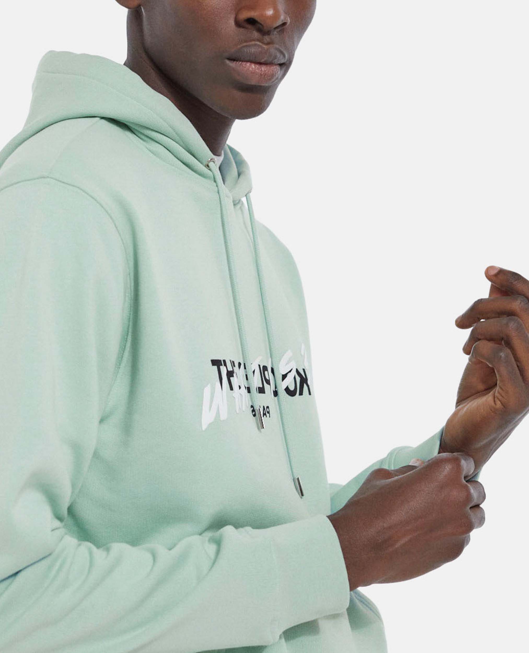 Stussy tribe best sale man applique hoodie