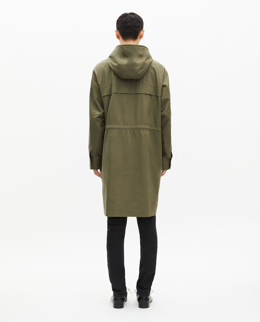 The Kooples HOMME KAKI parka &agrave; capuche kaki