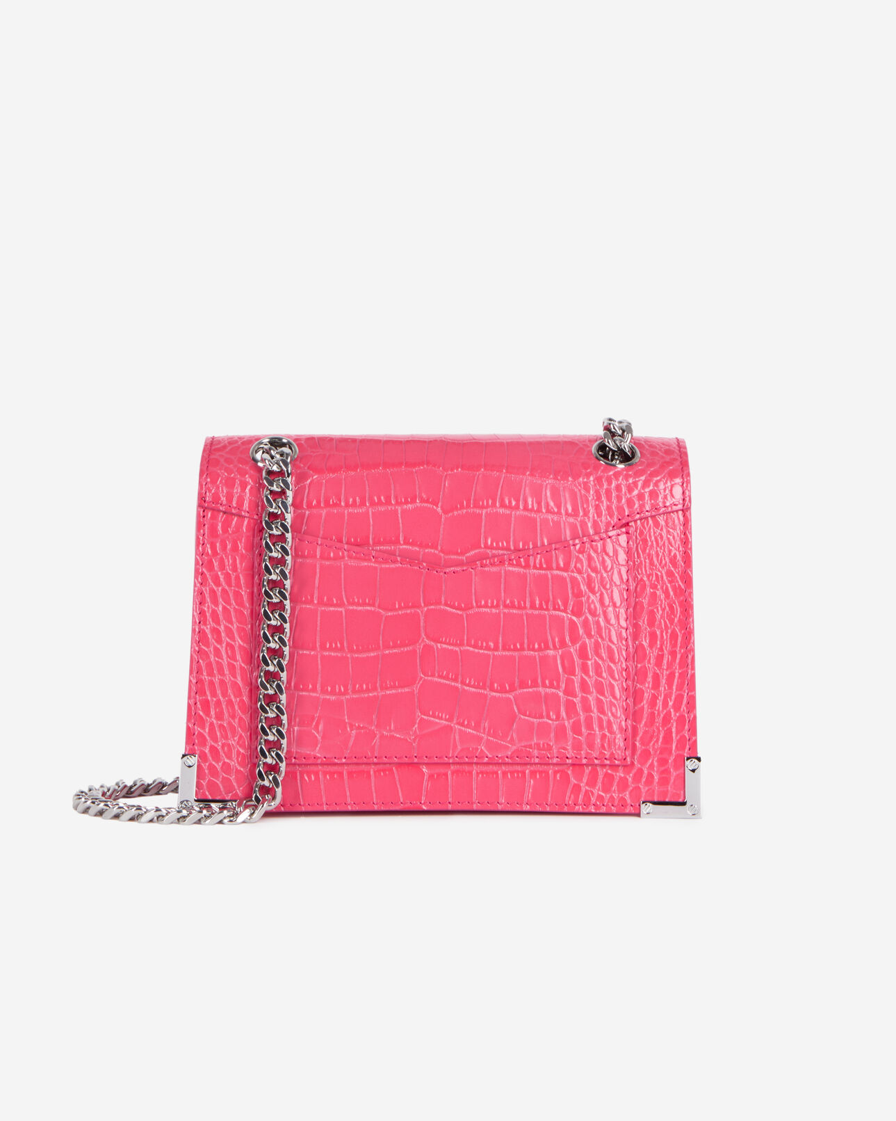 The Kooples DAMEN RETRO PINK rosa tasche emily mit kette aus leder