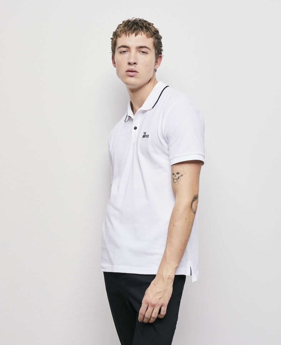 white classic polo