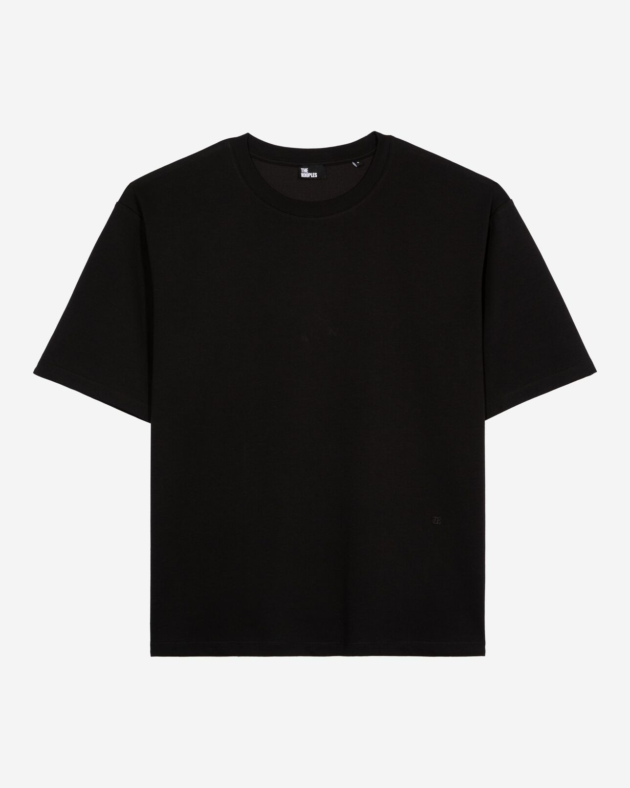 The Kooples HERREN BLACK weites t-shirt uni schwarz