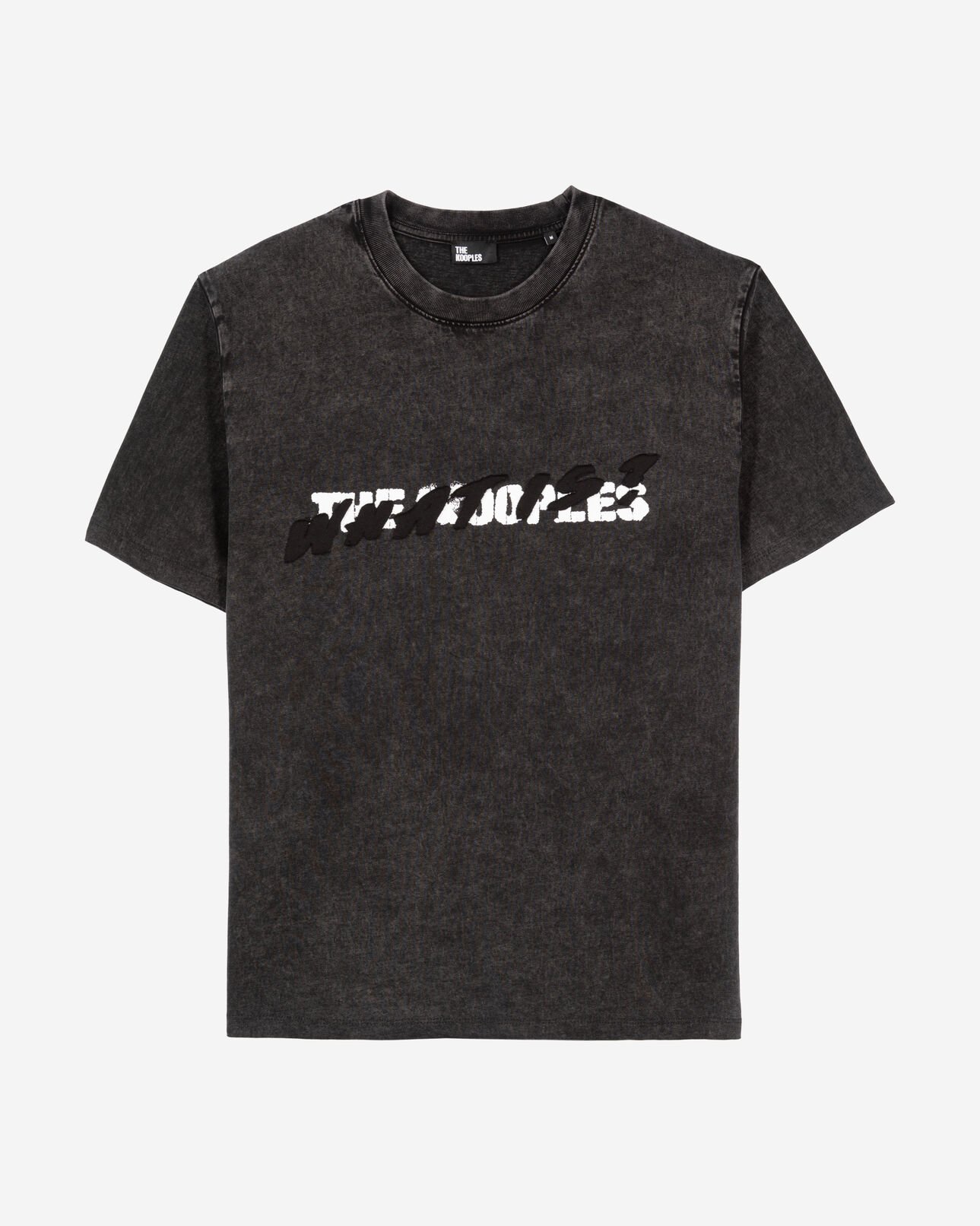 The Kooples HOMME BLACK WASHED t-shirt what is noir