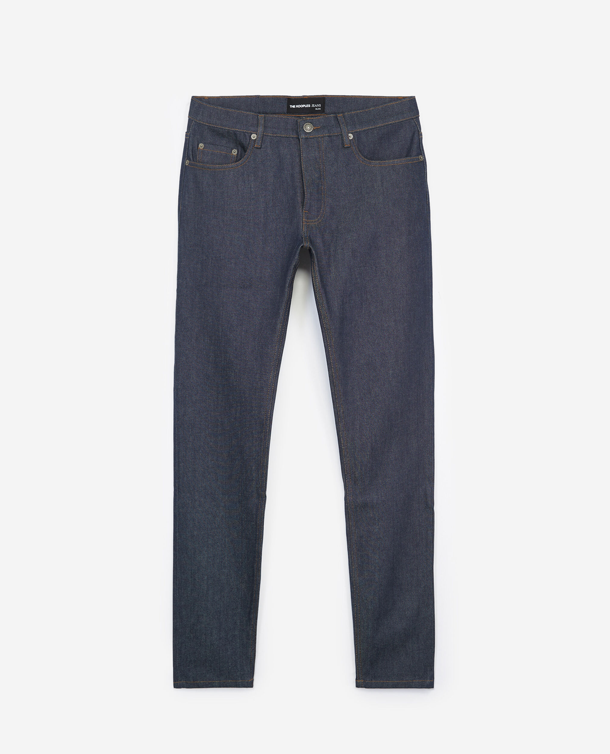 Slim-fit dark blue vintage jeans, BLUE BRUT, hi-res image number null