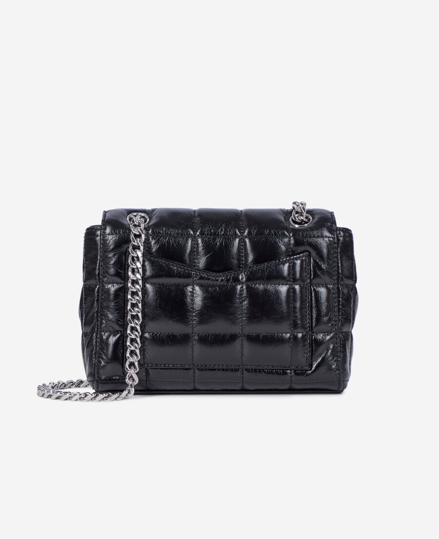 The Kooples WOMEN BLACK black quilted leather bag
