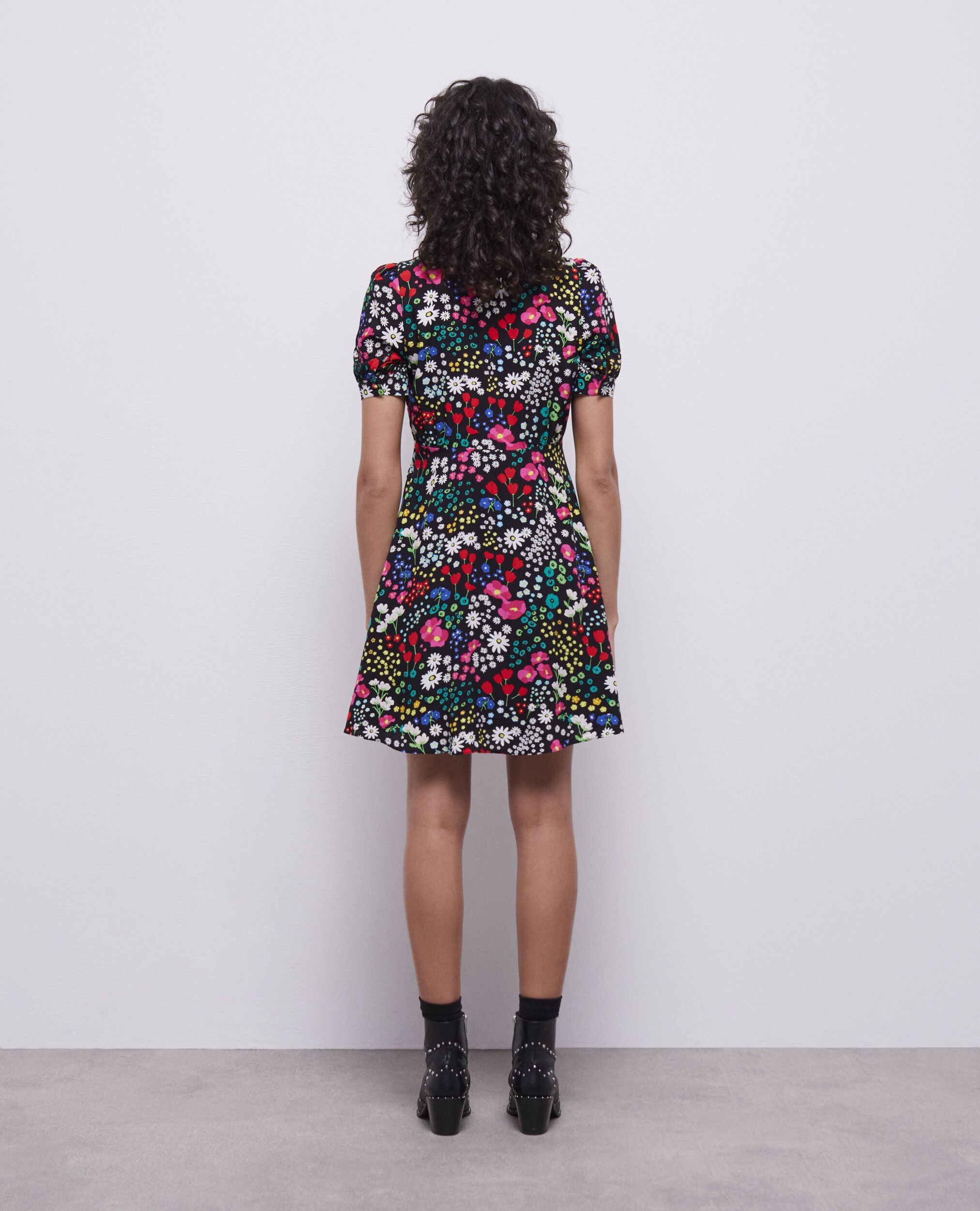 Printed short deals dress