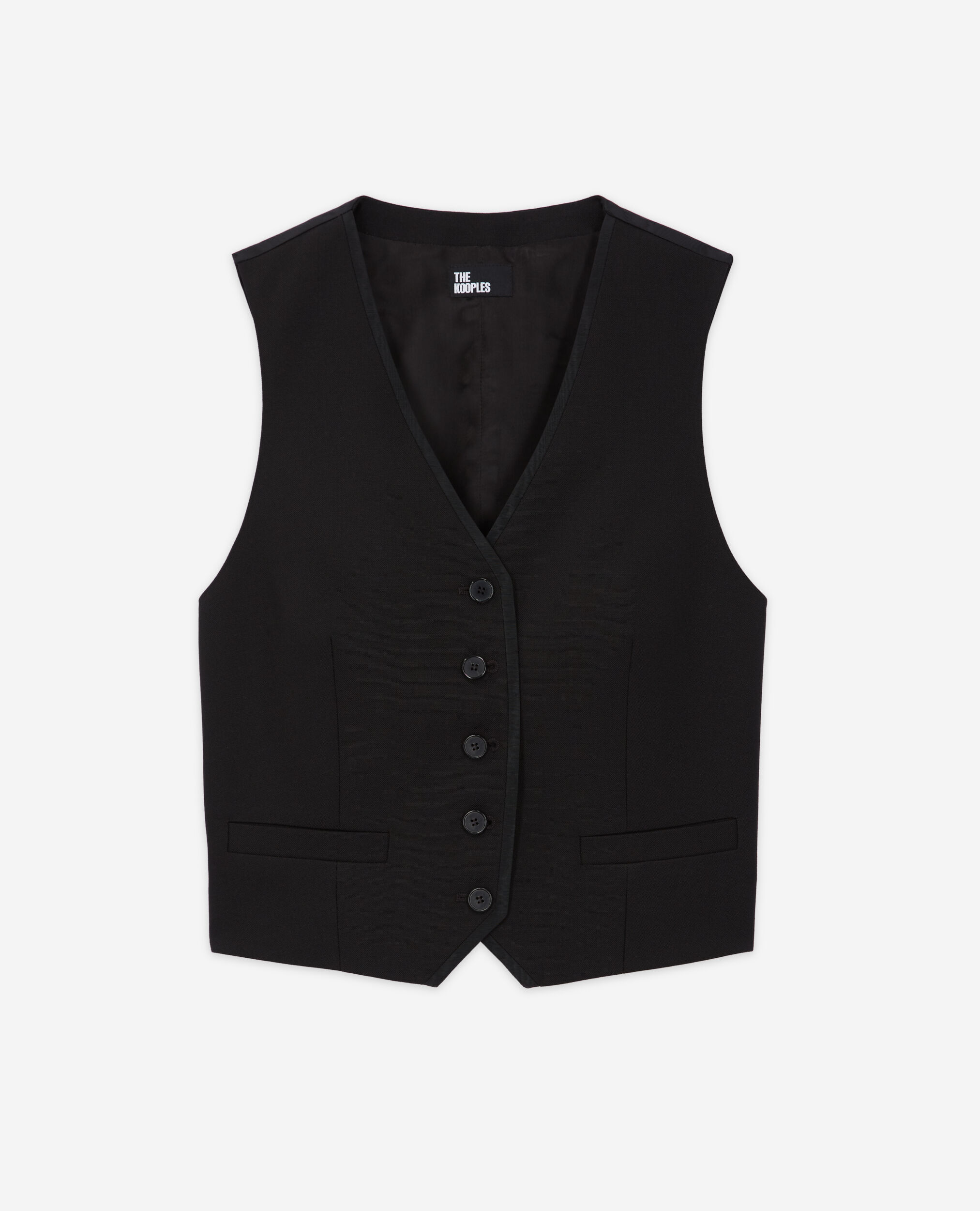 Gilet costume noir online